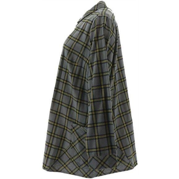 Joan Rivers Tartan Plaid Flannel Shirt - Picture 4 of 6